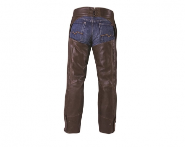 MENS BROWN LEATHER CHAPS