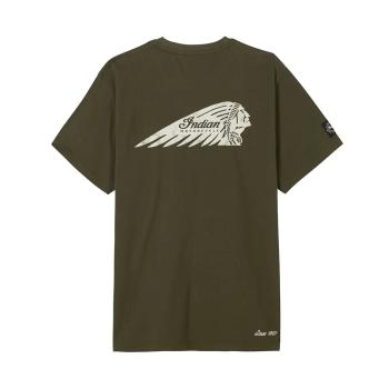 Preview: MENS HEADDRESS POCKET T-SHIRT - GREEN