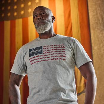 Preview: MENS FLAG BIKES PRINT T-SHIRT - GRAY