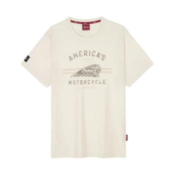 MENS HEADDRESS MOTORCYCLE T-SHIRT - OATMEAL