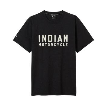 MENS BLOCK LOGO PRINT T-SHIRT - BLACK