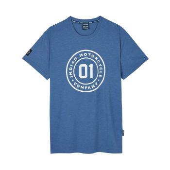 MENS 01 ICON PRINT T-SHIRT - BLUE