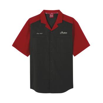 MENS HEADDRESS POCKET SS SHIRT - RED