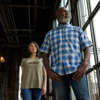 Preview: MENS PASADENA PLAID SHORT SLEEVE SHIRT - BLUE
