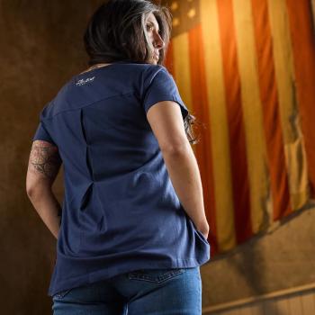 Preview: WOMENS HEADDRESS ICON TEE - NAVY