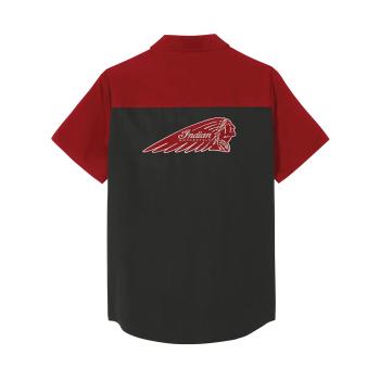 Preview: WOMENS HEADDRESS POCKET SS SHIRT - RED