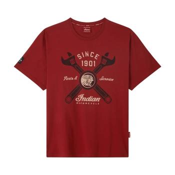 MENS PARTS AND SERVICE GRAPHIC T-SHIRT - RED