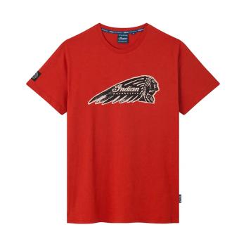 MENS OUTLINE HEADDRESS T-SHIRT - RED