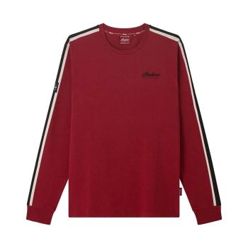 MENS HEADDRESS STRIPED LONG SLEEVE T-SHIRT - RED
