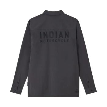Preview: MENS LOGO LONG SLEEVE SHOP SHIRT - GRAY