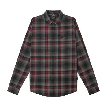 MENS TACOMA PLAID SHIRT - BLACK