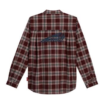 Preview: WOMENS PITTSBURGH PLAID SHIRT - RED