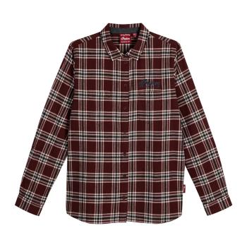 WOMENS PITTSBURGH PLAID SHIRT - RED