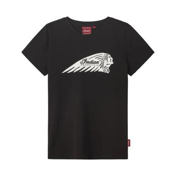 YOUTH HEADDRESS LOGO T-SHIRT - BLACK