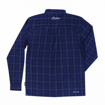 Navy plaid shirt Clearance