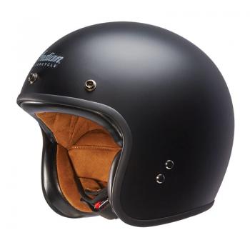 RETRO OPEN FACE HELMET V2 - MATTE BLACK