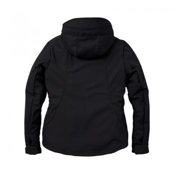 WOMENS CASUAL SOFTSHELL JACKET - BLACK