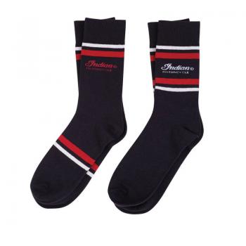 MENS MID-CALF SOCKS - 2-PACK - BLACK