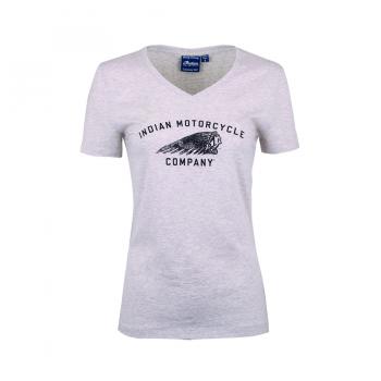 WOMENS HEADDRESS MOTIF T-SHIRT - BEIGE