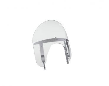 CLEAR WINDSHIELD - 16", CHROM - INDIAN SPRINGFIELD