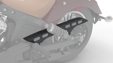 VENTED UPPER BELT GUARD - INDIAN SCOUT