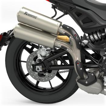 AKRAPOVIC HIGH MOUNT SLIP-ON EXHAUST - FTR 1200