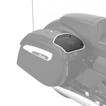 POWERBAND AUDIO SADDLEBAG SPEAKER BEZELS - CHROM - MODERN