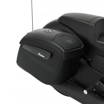 POWERBAND AUDIO SADDLEBAG SPEAKER BEZELS - SCHWARZ - MODERN
