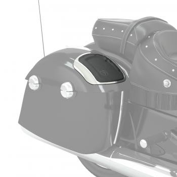 POWERBAND AUDIO CLASSIC SADDLEBAG SPEAKER BEZELS - CHROM - CHIEFTAIN CLASSIC + ROADMASTER