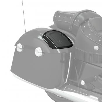 POWERBAND AUDIO CLASSIC SADDLEBAG SPEAKER BEZELS - SCHWARZ - CHIEFTAIN CLASSIC + ROADMASTER