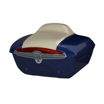 INDIAN TOPCASE - DEEP WATER METALLIC & DIRT TRACK TAN