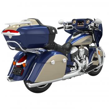 INDIAN TOPCASE - DEEP WATER METALLIC & DIRT TRACK TAN