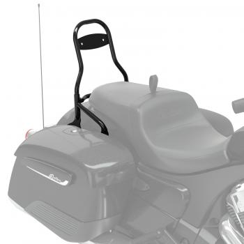 PASSENGER QUICK-RELEASE BACKREST - 12-INCH - SCHWARZ