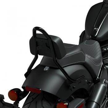 Preview: HARD MOUNT PASSENGER BACKREST - CHIEF STEELFRAME - BLACK
