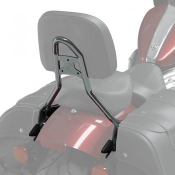 Preview: QUICK RELEASE PASSENGER BACKREST - CHIEF STEELFRAME - CHROME