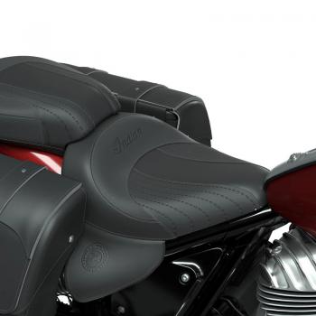 Preview: REDUCED REACH SOLO SEAT - GROOVED, SKIRTED - CHIEF STEELFRAME - BLACK