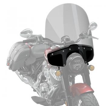 26.8" QUICK RELEASE HIGH WINDSHIELD - CLEAR, BLACK PLATES - CHIEF STEELFRAME