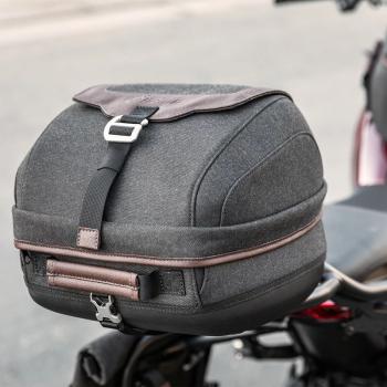 REAR RACK BAG - FTR 1200 - BLACK/BROWN