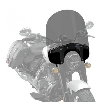 Preview: 23.8" QUICK RELEASE MID WINDSHIELD - TINTED, BLACK PLATES - CHIEF STEELFRAME