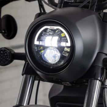 Preview: STEELFRAME PATHFINDER 5.75" ADAPTIVE LED ECE HEADLIGHT - BLACK