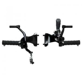 MID FOOT CONTROLS - CHIEF STEELFRAME - BLACK
