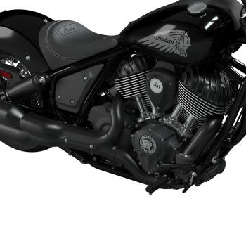 BLACK HEAT SHIELDS - CHIEF STEELFRAME