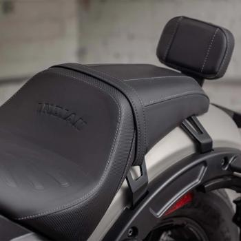 SYNDICATE LOW PROFILE PASSENGER BACKREST - SCOUT BOBBER - BLACK