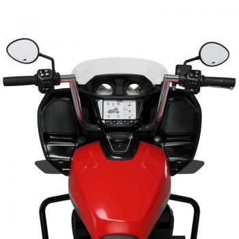 Preview: MITERED MID RISE HANDLEBAR - CHROME