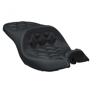 STANDARD REACH HEATED TOURING SEAT - CHALLENGER - BLACK