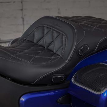 Preview: STANDARD REACH HEATED TOURING SEAT - CHALLENGER - BLACK