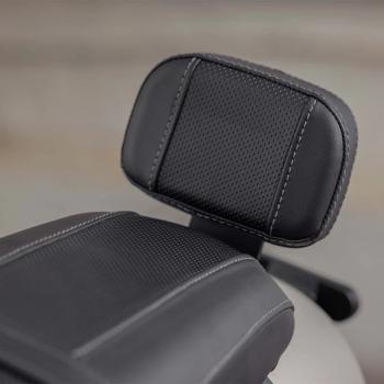 SYNDICATE LOW PROFILE PASSENGER BACKREST - SCOUT BOBBER - BLACK