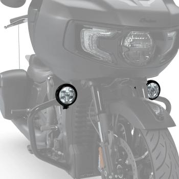 Preview: PATHFINDER S LED DRIVING LIGHT MOUNTS - CHALLENGER/CHIEFTAIN 112 - BLACK