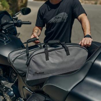 Preview: SPIRIT LAKE SADDLEBAG LINER TRAVEL BAGS - BLACK + GRAY