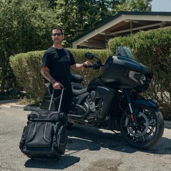 Preview: SPIRIT LAKE WHEELED TOURING BAG - BLACK + GRAY